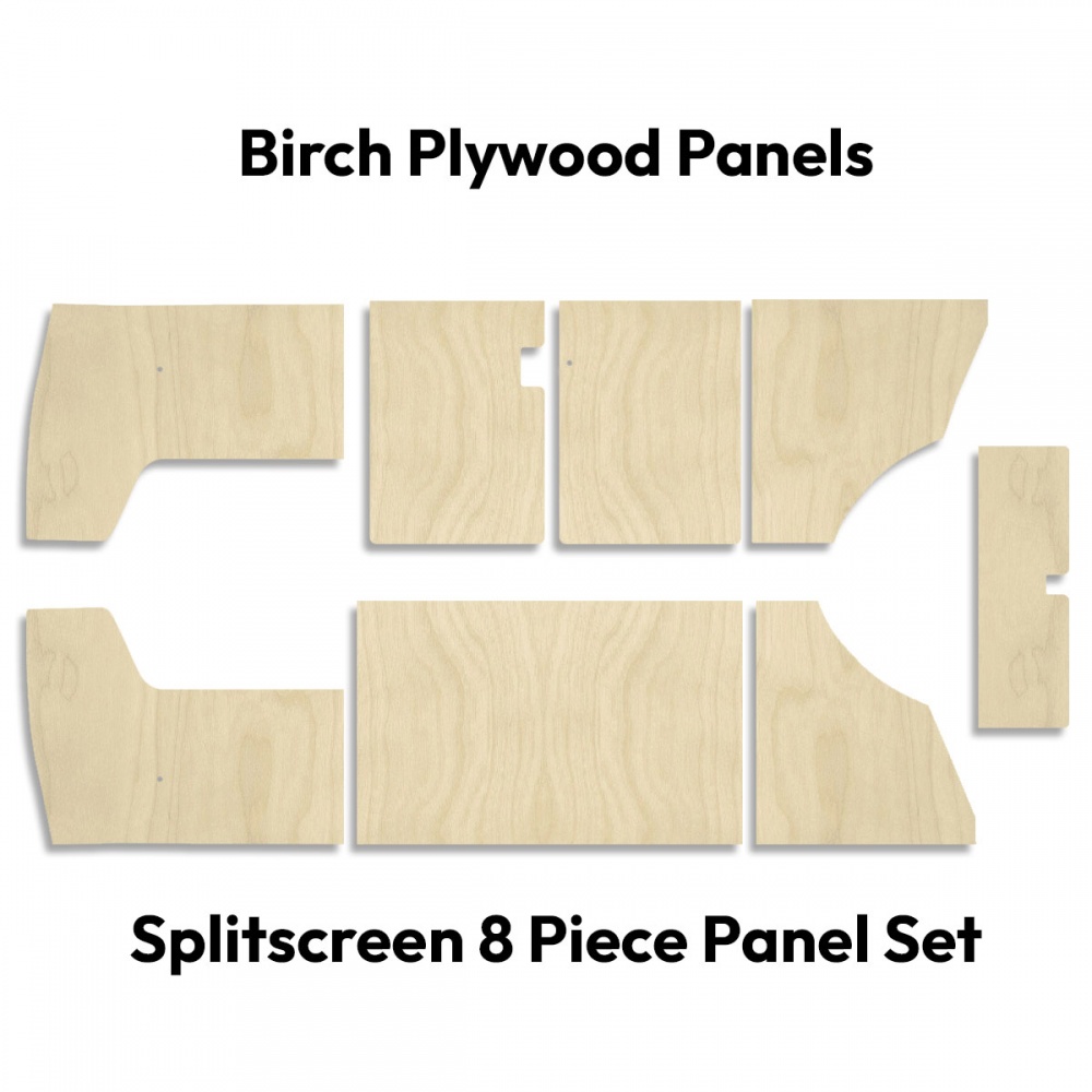 Split Screen Plywood Panel Set